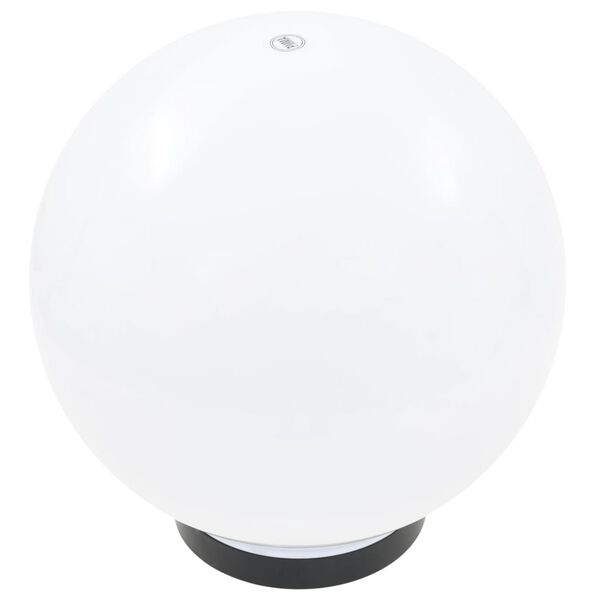 vidaXL Globlampa LED set 2 st sfäriska 25 cm PMMA