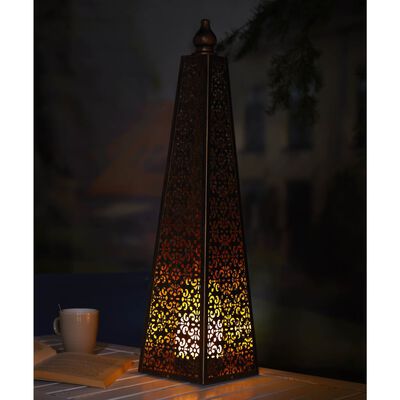 Luxform Lighting LED batteridriven Pyramid 60 cm koppar