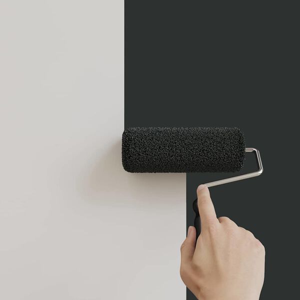 vidaXL Väggfärg Svart 16,5 x 16,5 x 15,9 cm Väggprint