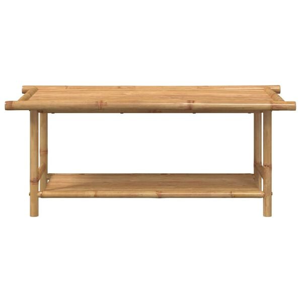 vidaXL Soffbord 110x55x45 cm bambu