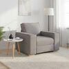 vidaXL Soffa taupe 100x78x84 cm tyg