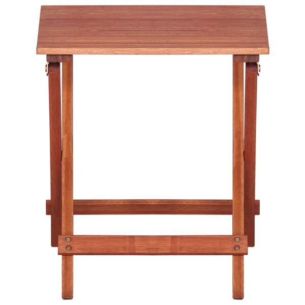 vidaXL Caféset för barn 3 delar massivt eukalyptusträ