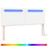 vidaXL LED huvuddyna Vit 144 cm Konstl&auml;der