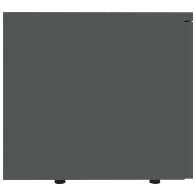 vidaXL TV-bänk svart 80x34x30 cm spånskiva