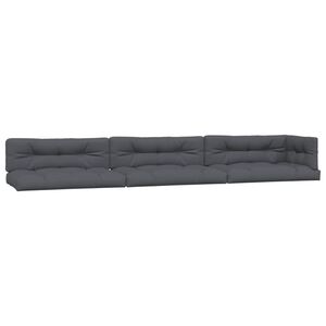 vidaXL Palldynor 7 st antracit tyg