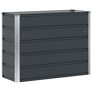 vidaXL Planteringsk&auml;rl Antracit 100 x 40 x 75 cm St&aring;l