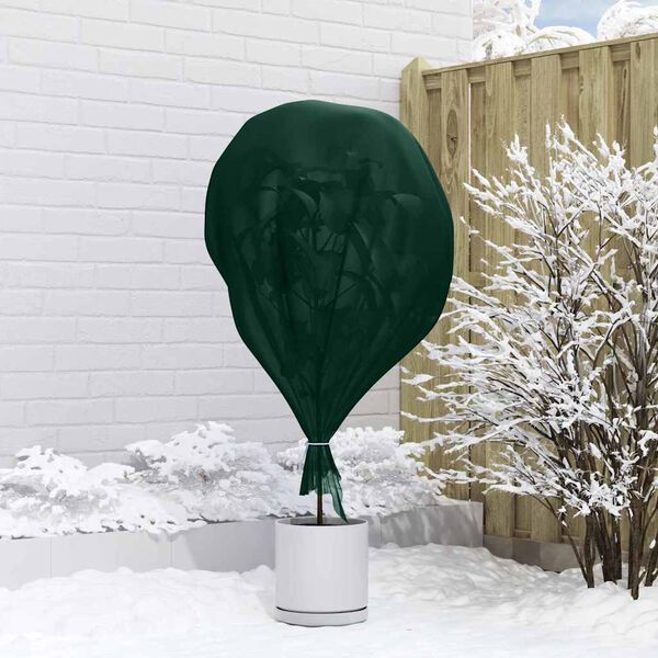 vidaXL Frostskydd f&ouml;r v&auml;xtfleece Gr&ouml;n 20 x 3,2 m Syntetiskt tyg