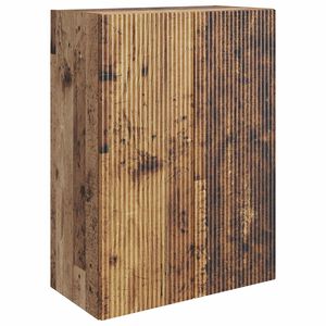 vidaXL V&auml;ggmonterat sk&aring;p Gammalt tr&auml; 66 x 34,5 x 90 cm Konstruerat tr&auml;