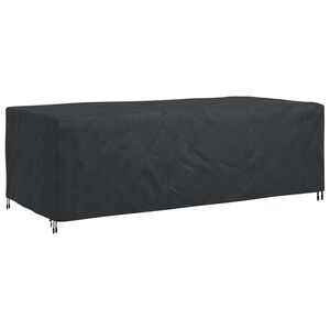 vidaXL M&ouml;bel&ouml;verdrag Enf&auml;rgad Svart 300 x 110 x 70 cm 210D