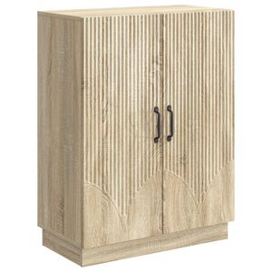 vidaXL Sideboard Sonoma-ek 66 x 34,5 x 87 cm Konstruerat tr&auml;