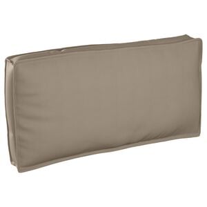 vidaXL Kudde Oxford Tyg Taupe 120 x 60 x 12 cm