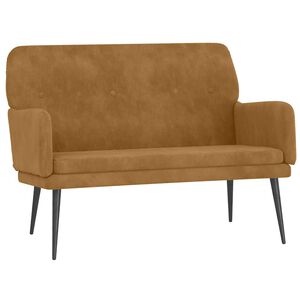 vidaXL B&auml;nk bun 108x79x79 cm sammet