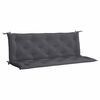 vidaXL B&auml;nkdyna f&ouml;r tr&auml;dg&aring;rden antracit 150x(50+50)x7 cm oxfordtyg