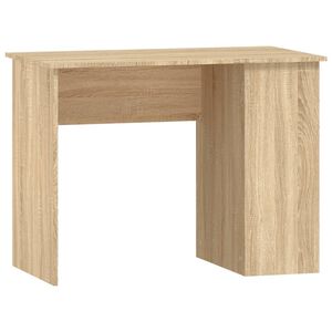 vidaXL Skrivbord sonoma-ek 100x55x75 cm konstruerat tr&auml;