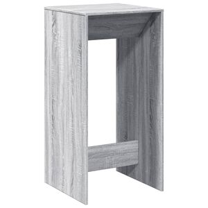 vidaXL Barbord gr&aring; sonoma-ek 51x50x103,5 cm konstruerat tr&auml;