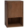 vidaXL Badrumssidekabinett Naturlig 45 x 30 x 70 cm Massivt teaktr&auml;