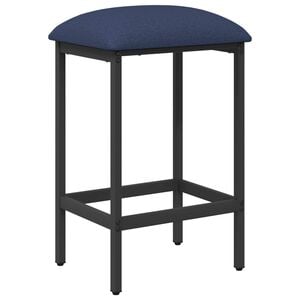 vidaXL Barpall Bl&aring; 40 x 32 x 64 cm Konstruerat tr&auml;