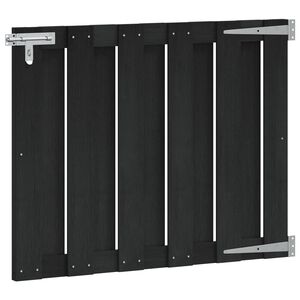 vidaXL Tr&auml;dg&aring;rdsgrind 100 x 80 cm WPC och aluminium Svart