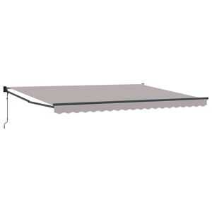 vidaXL Markis Ljusgr&aring; 450 x 300 x 165 cm Polyester och metall