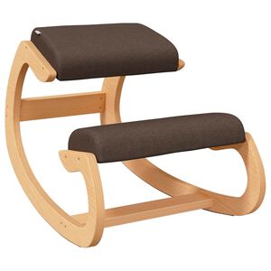 vidaXL Kn&auml;stol brun 55x84x55 cm bj&ouml;rkplywood