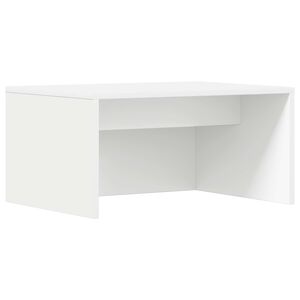 vidaXL V&auml;ggmonterat skrivbord Vit Konstruerat tr&auml; 60 x 45 x 30 cm