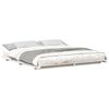 vidaXL S&auml;ngram Vit 180 x 220 cm Massiv furu