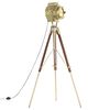 vidaXL Golvlampa massivt mangotr&auml; 193 cm