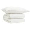 vidaXL T&auml;cke och kudde set 2 pcs 135x200 cm 4 &aring;rstider 140+220 GSM Ull