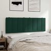 vidaXL Headboard Cushion "Hanko" Dark Green 140 cm Velvet