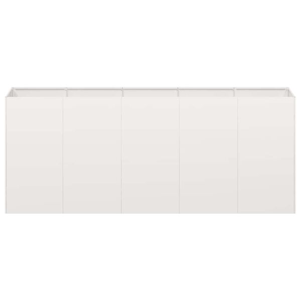 vidaXL Planteringsk&auml;rl 200x40x80 cm rostfritt st&aring;l