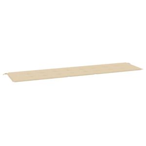 vidaXL B&auml;nkdyna f&ouml;r tr&auml;dg&aring;rden beige 200x50x4 cm oxfordtyg