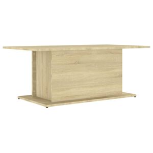 vidaXL Soffbord sonoma-ek 102x55,5x40 cm konstruerat tr&auml;