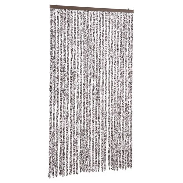 vidaXL Insektsdraperi brun och beige 118x220 cm chenille