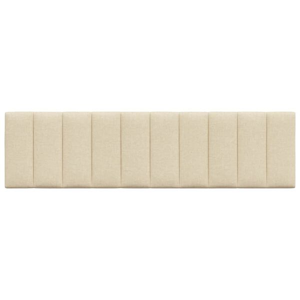 vidaXL Headboard Cushion "Hanko" Cream 180 cm Fabric