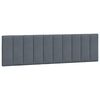 vidaXL Bed Frame without Mattress "Hanko" Dark Grey 180x200 cm Velvet