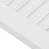 vidaXL Sk&aring;psd&ouml;rrar lamelldesign 4 st vit 99x29,5 cm