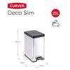 Curver Pedalhink smal Deco 25L silver