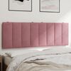 vidaXL Headboard Cushion "Hanko" Pink 120 cm Velvet
