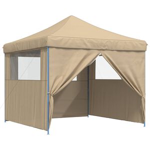 vidaXL Partyt&auml;lt 292 x 292 x 315 cm Beige Oxford Tyg