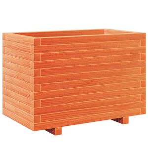 vidaXL Odlingsl&aring;da vaxbrun 70x40x49,5 cm massiv furu