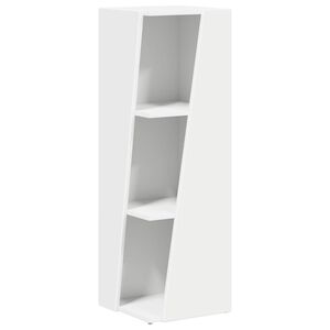 vidaXL Sidobrett 33 x 32 x 100,5 cm Konstruerat tr&auml; Vit