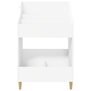 vidaXL Mediasyllar Vit 70,5 x 46 x 112 cm Konstruerat tr&auml;