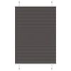 vidaXL Plisserad persienn svart 95x150 cm tyg bredd 94,4 cm polyester
