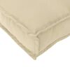 vidaXL Pallkuddset 2 pcs Beige 200 x 40 x 8 cm Oxford tyg