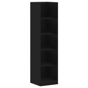 vidaXL Garderob Svart Ek 50 x 50 x 200 cm Konstruerat tr&auml;