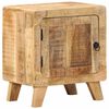 vidaXL S&auml;ngbord 40x32x46 cm massivt grovt mangotr&auml;