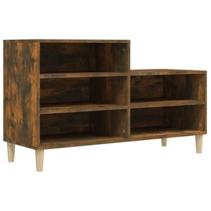 vidaXL Skost&auml;ll r&ouml;kf&auml;rgad ek 102x36x60 cm konstruerat tr&auml;