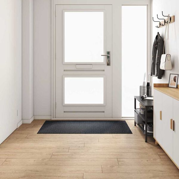 vidaXL Matta-runner Antracit 80 x 150 cm tyg