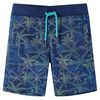 vidaXL Barnshorts med sn&ouml;re marinbl&aring; 128