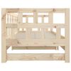 vidaXL B&auml;ddsoffa massiv furu 2x(90x200) cm